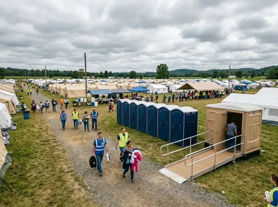 disaster-relief-camp-restrooms-010 — frequently asked questions, Dumpster & Portable Bathrooms Rental in Tolono, IL